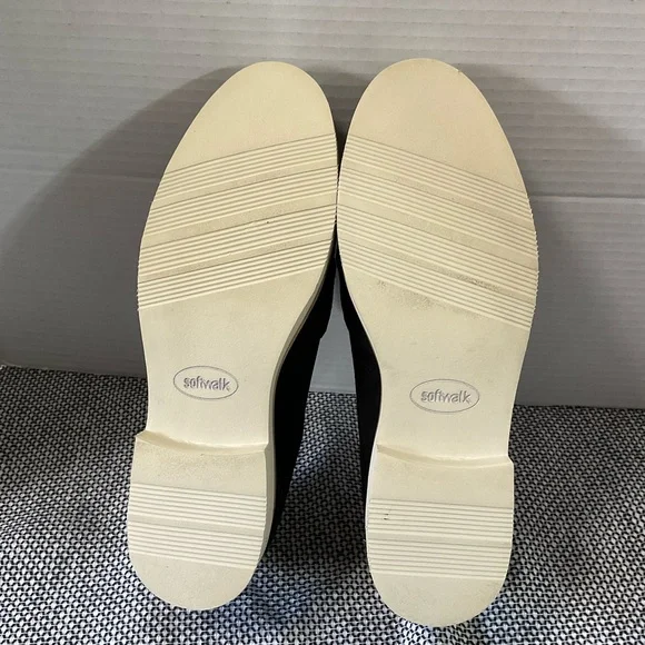 SoftWalk Walsh Black Suede Sli -On Loafers size 8.5.‎ Preppy,career,minimalist - Picture 13 of 15